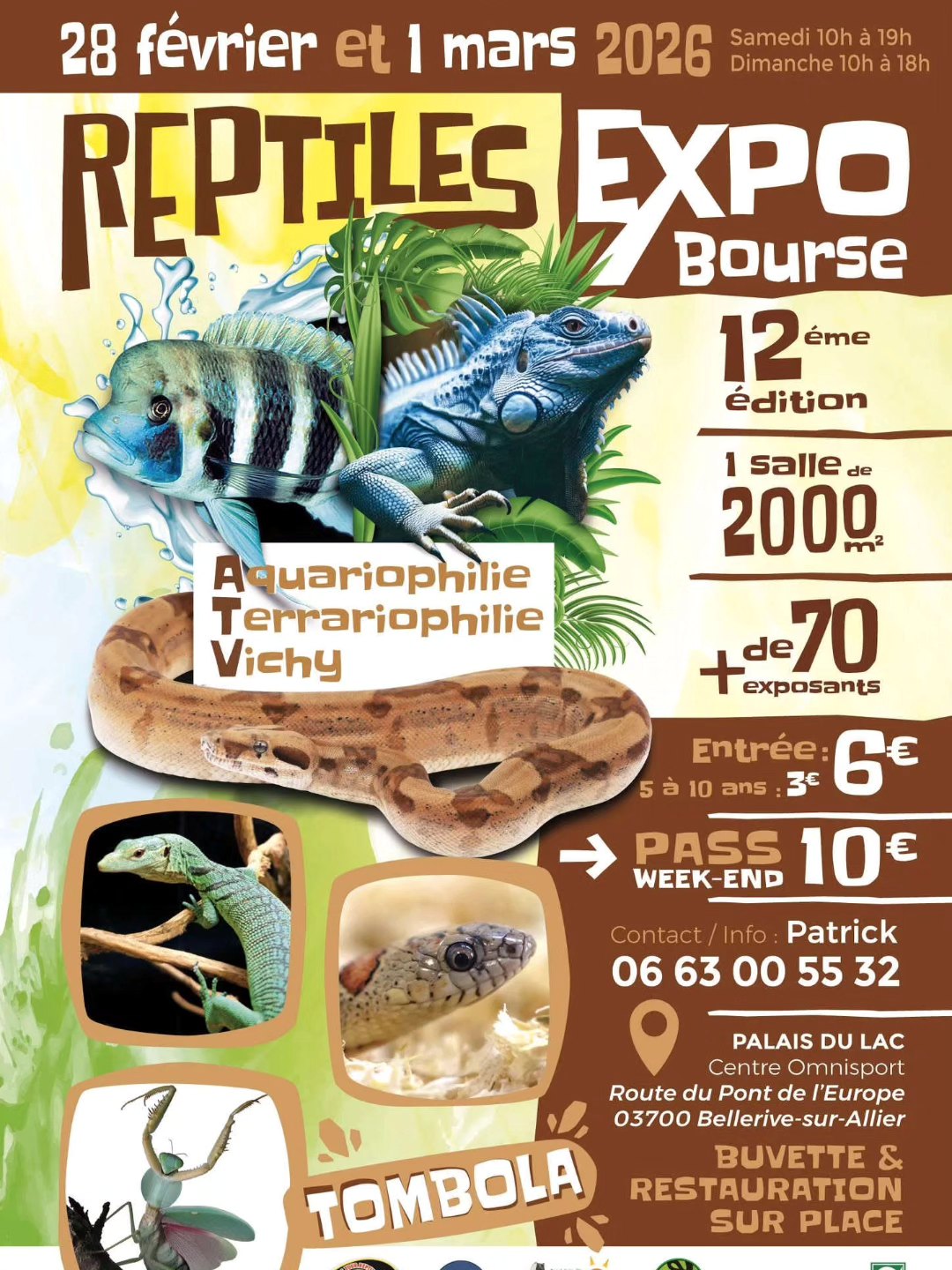 bourse reptiles vichy 2026